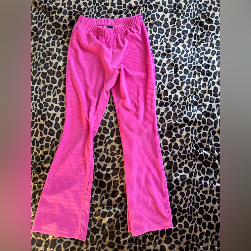 Girls sz 12 Pink Corduroy flared Pants